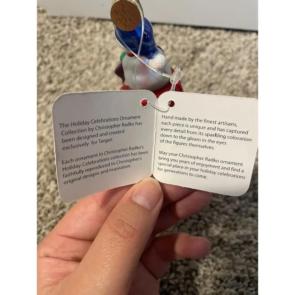 Christopher Radko For Target North Pole Postbox Glass Ornament New Christmas